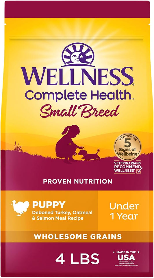 Complete Health Natural Dry Small Breed Dog Food Small Breed Puppy Turkey, Salmon & Oatmeal